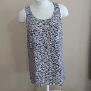CAbi Women's Leopard Print Racerback Tank Blouse Size S